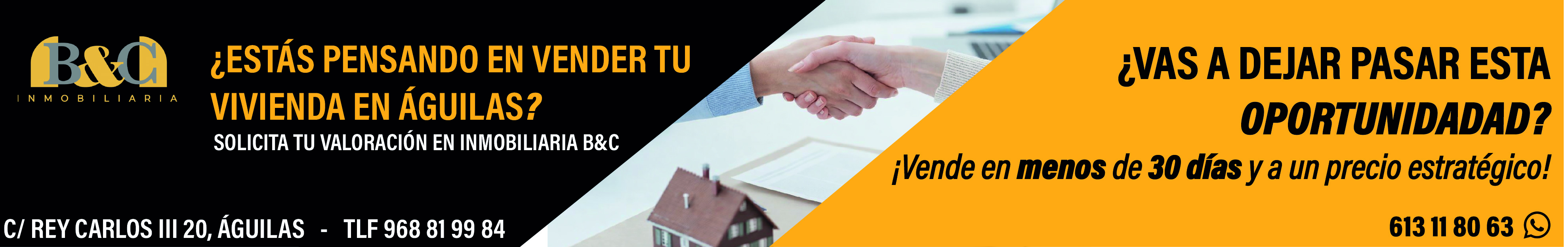 SPONSOR BANNER - EVENTOS -  B&C INMOBILIARIA