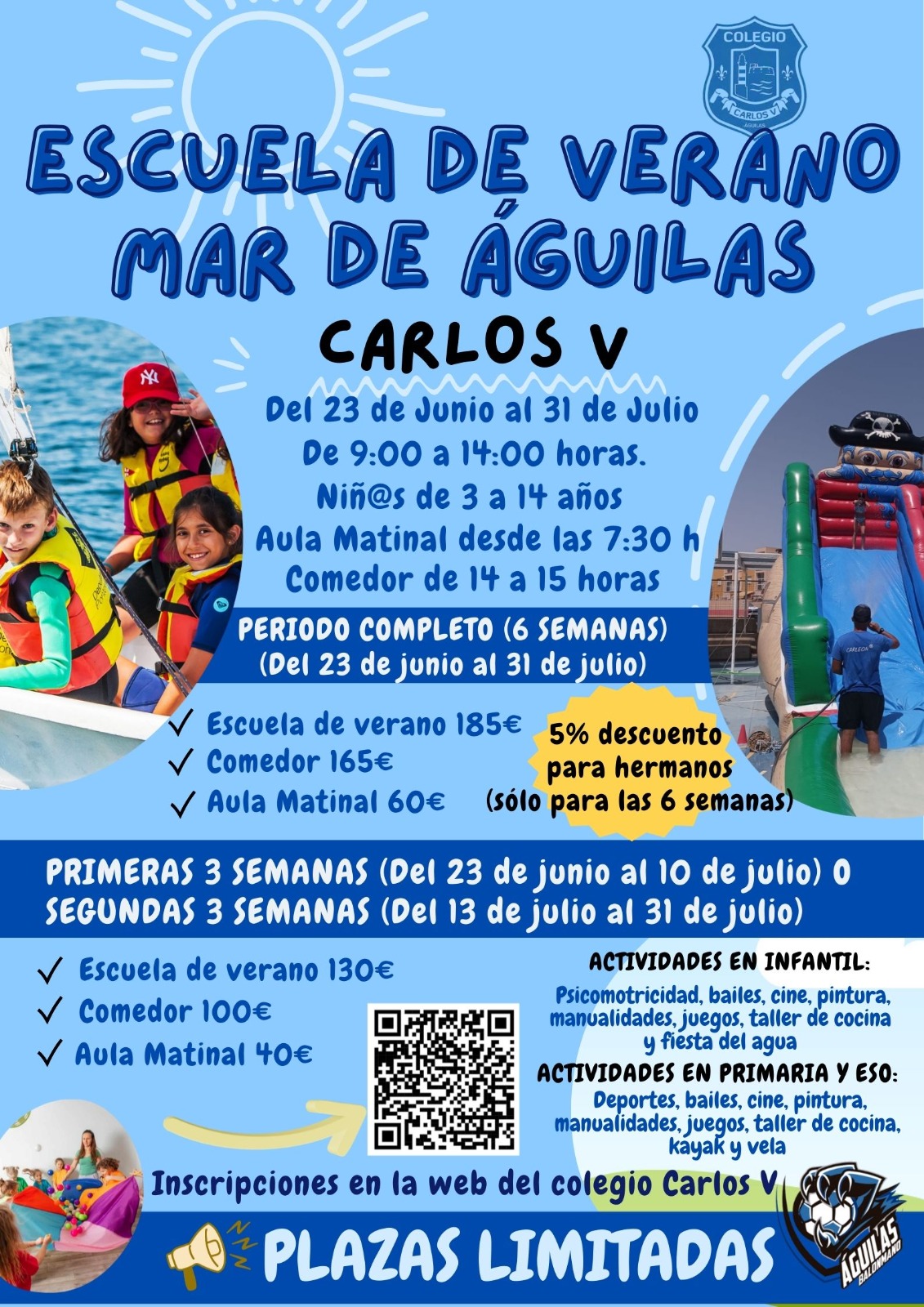 GENERIC BANNER - NOTICIAS - CARLOS V ESCUELA DE VERANO MAR DE ÁGUILAS