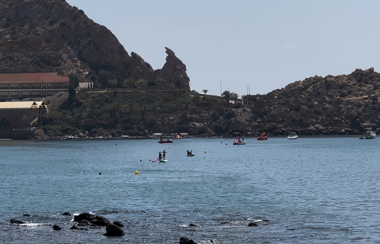 García: “El PSOE vuelve a olvidarse de instalar los canales de nado en las playas de Águilas"