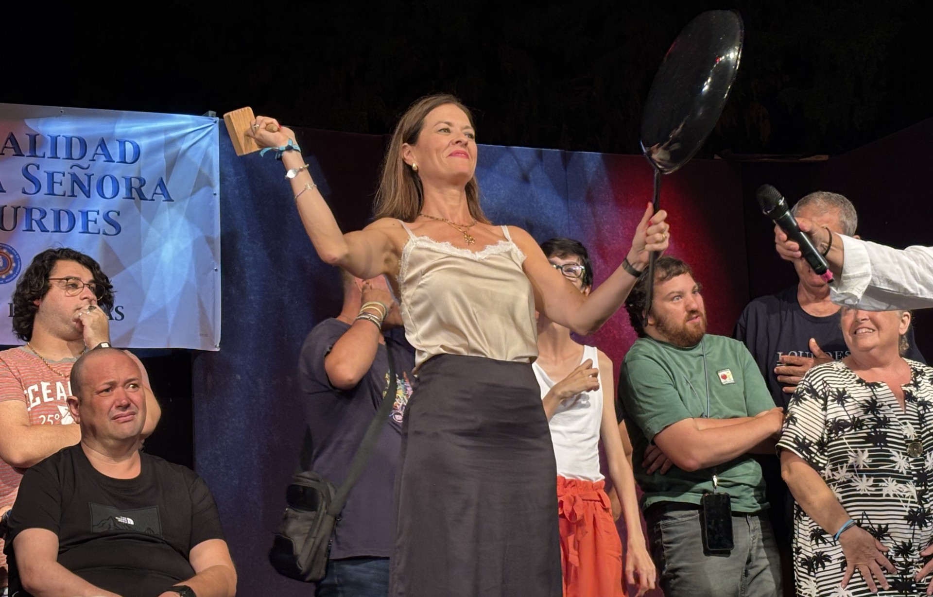 La Hospitalidad de Lourdes en Águilas celebró ayer su tradicional “Sartenazo”