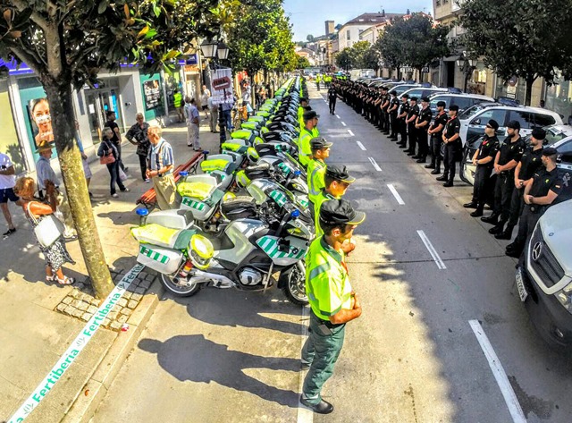 Más de 200 guardias civiles velarán por la seguridad de La Vuelta a su paso por Águilas y otros puntos de la Región