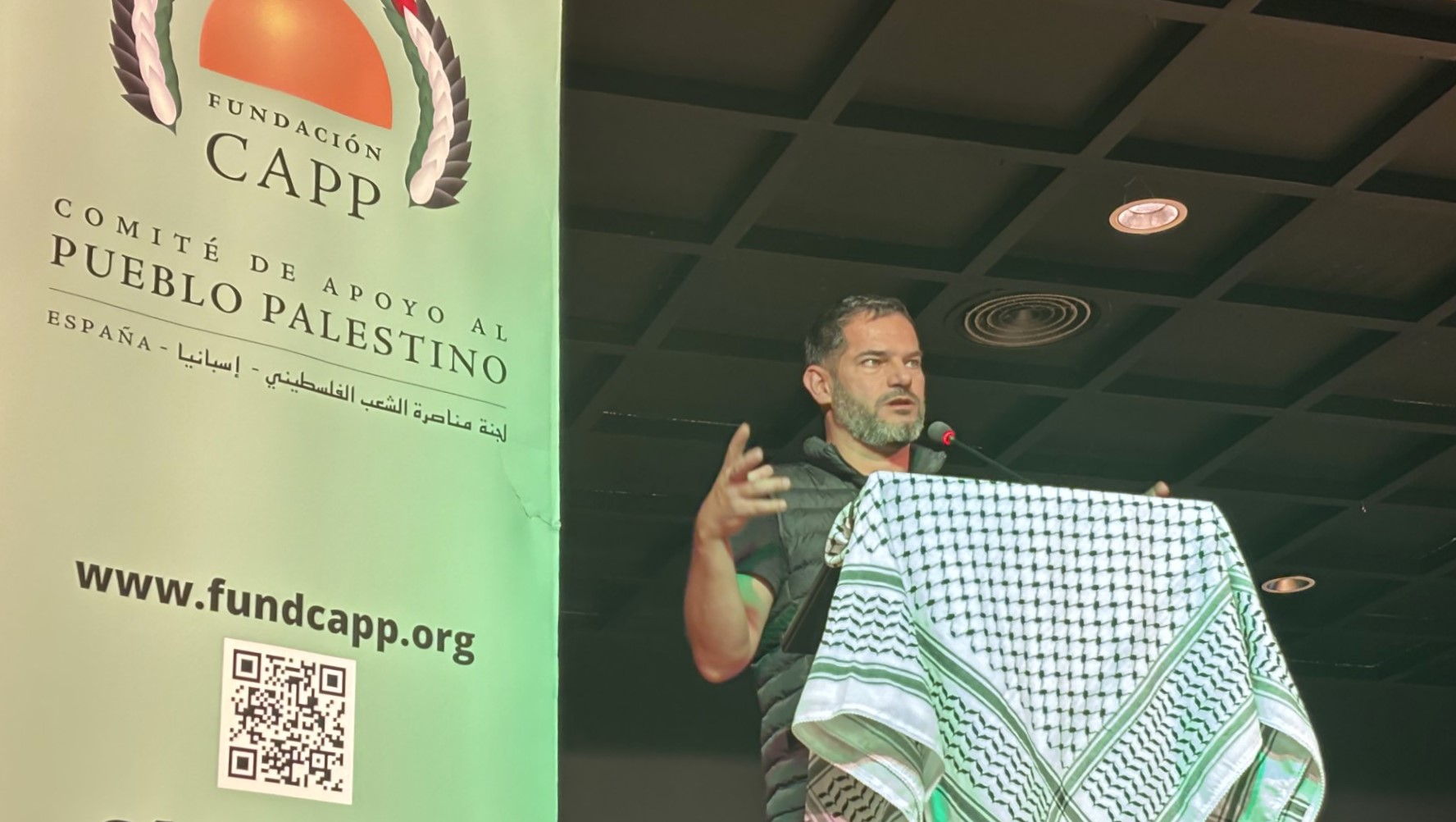 La Casa de Cultura Francisco Rabal acoge el acto ‘Águilas con Gaza’