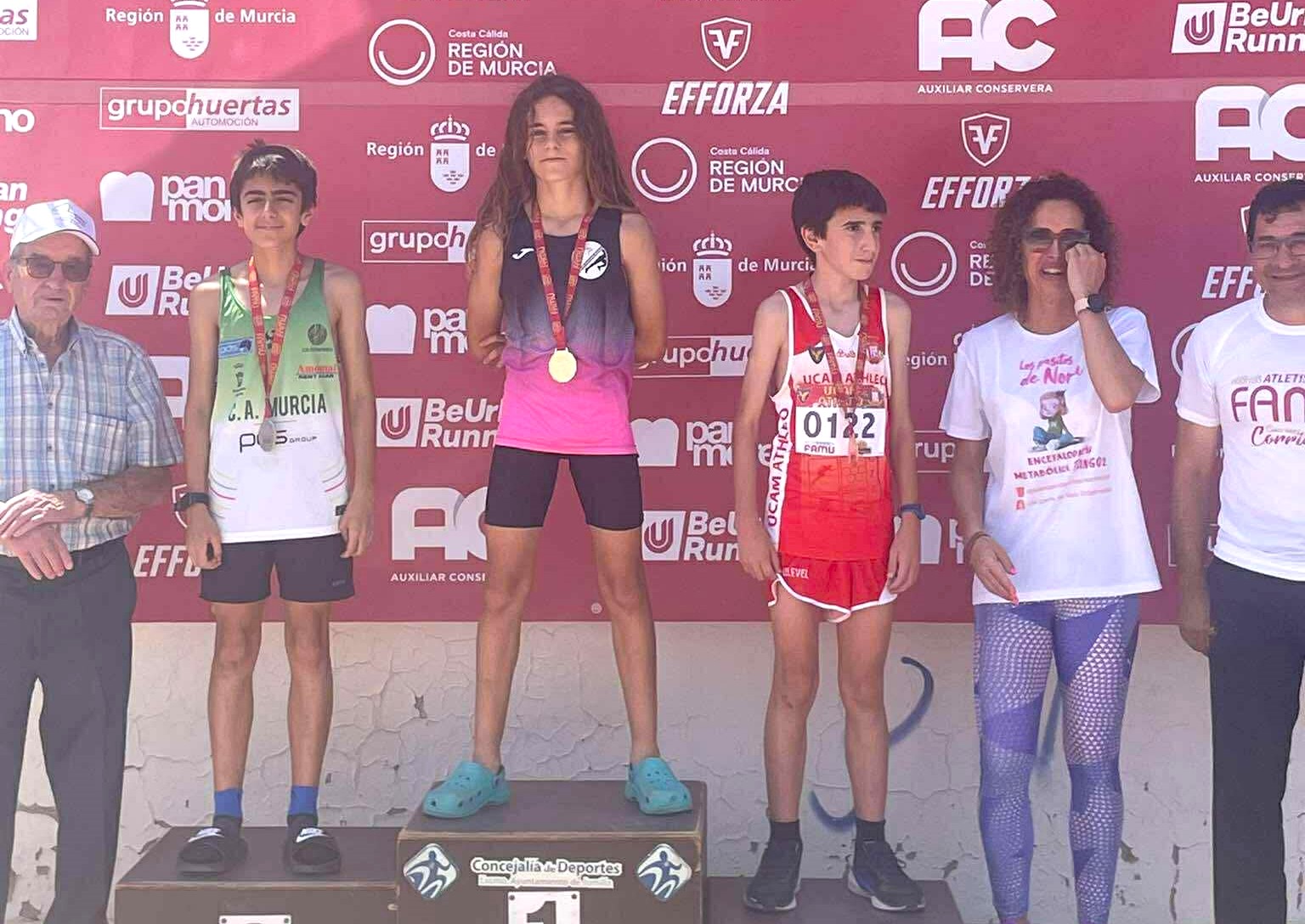 El aguileño Xoel Agra Celdrán se proclama campeón regional Sub14 en 2000 metros lisos