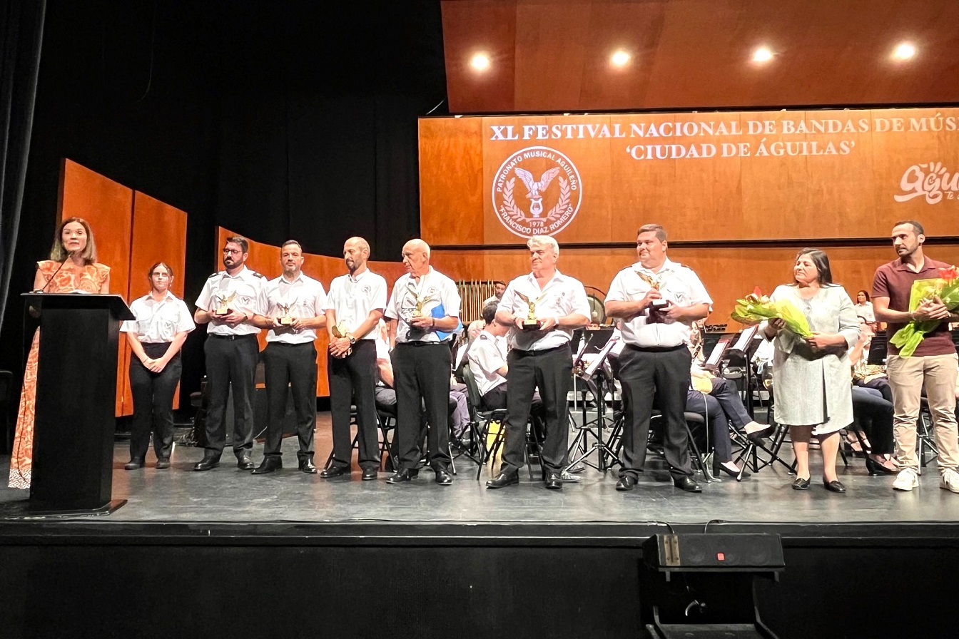 El Auditorio se pone en pie en el XL Festival Nacional de Bandas de Música Ciudad de Águilas