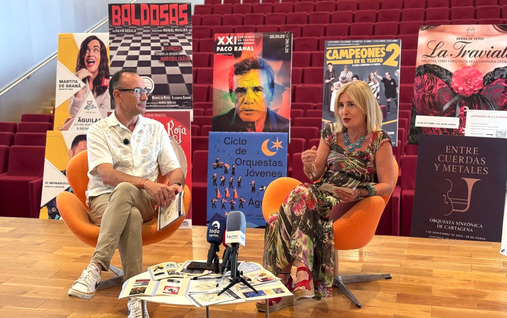 Presentada la programación cultural del auditorio de Águilas para el último trimestre del año