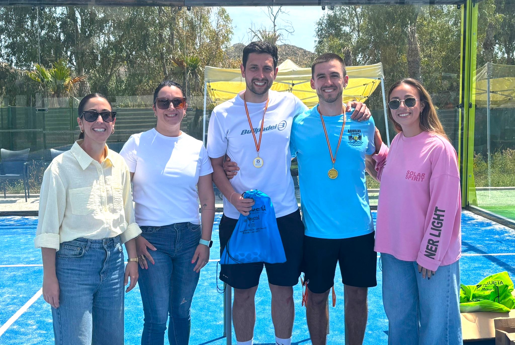 Éxito rotundo en el II Torneo Primavera de Pádel del Club Águilas Tenis Center