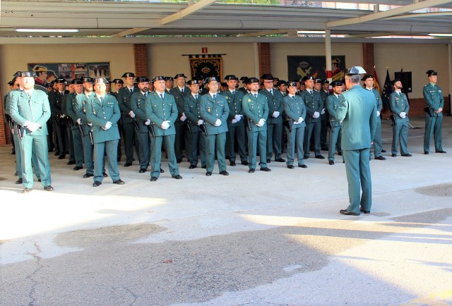 80 guardias civiles se incorporan a distintas unidades de la Región de Murcia, 7 de ellos en Águilas  