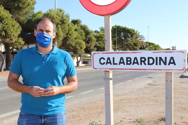 El PP solicita que se estudie la posibilidad de colocar sistemas de videovigilancia para mejorar la seguridad en la pedanía de Calabardina  