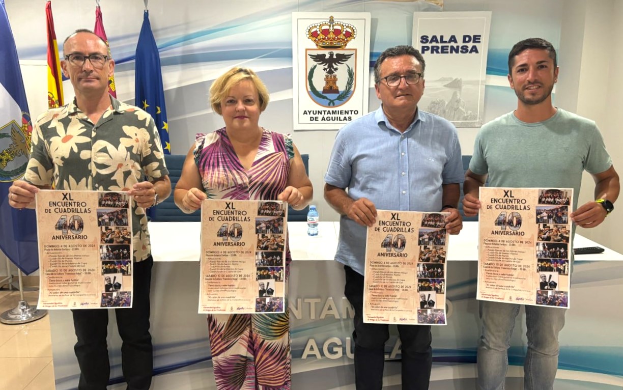 El encuentro de cuadrillas de Águilas celebra este domingo su cuarenta aniversario