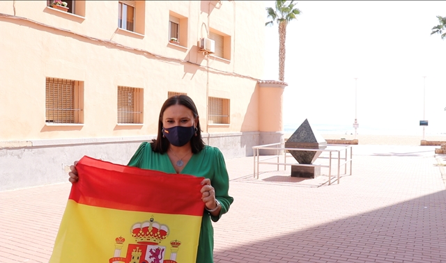  El Partido Popular de Águilas hace un llamamiento para ensalzar la bandera nacional 