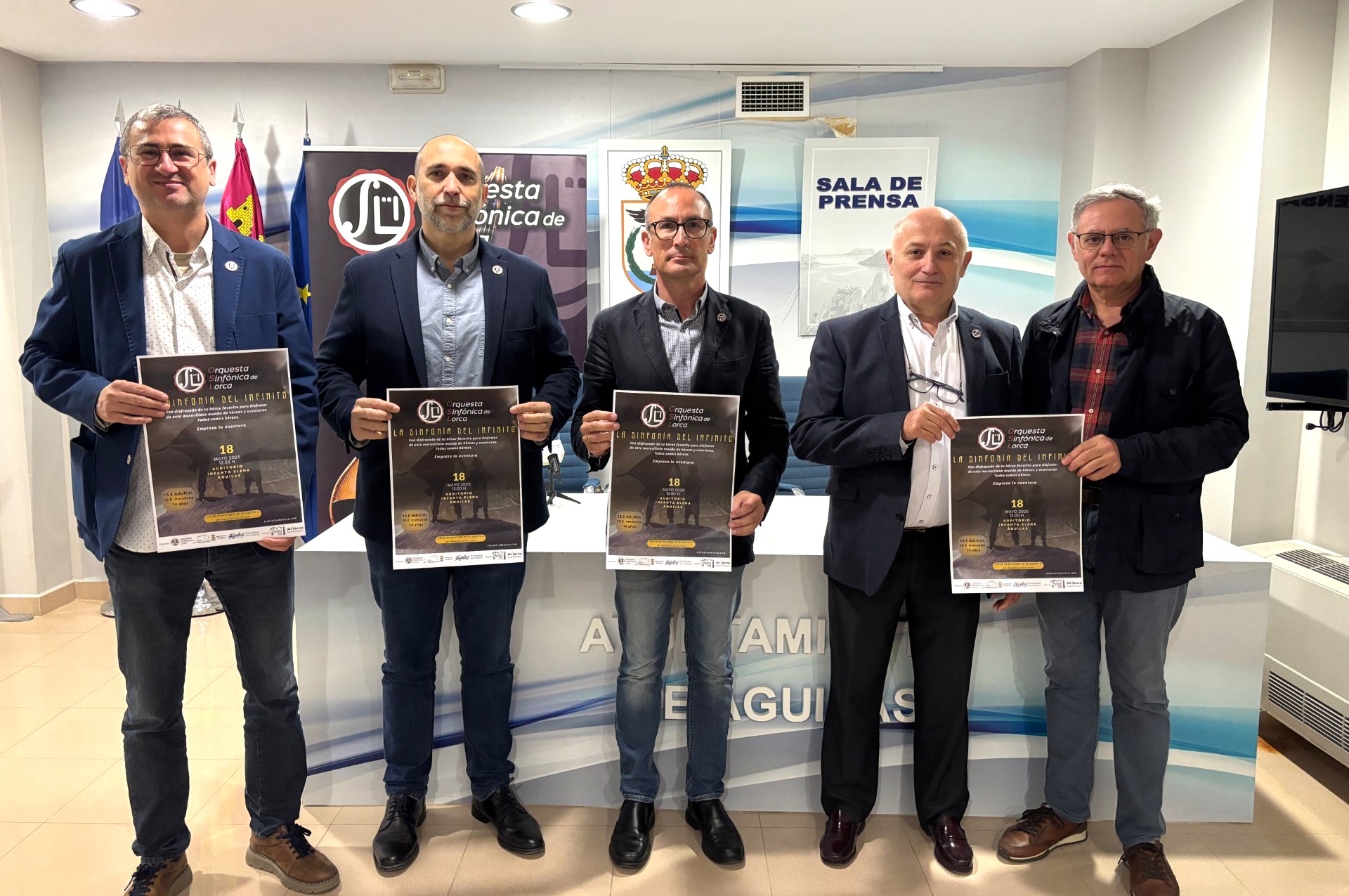 La Orquesta Sinfónica de Lorca trae a Águilas “La sinfonía del infinito”, un concierto protagonizado por los grandes temas de Disney y Marvel