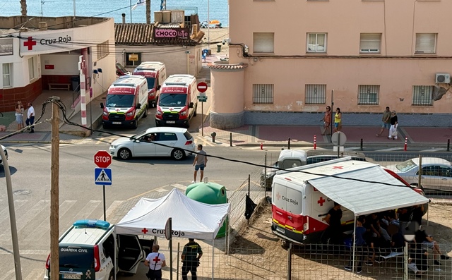 Más de medio centenar de inmigrantes llegan a la costa de Águilas en las últimas 24 horas