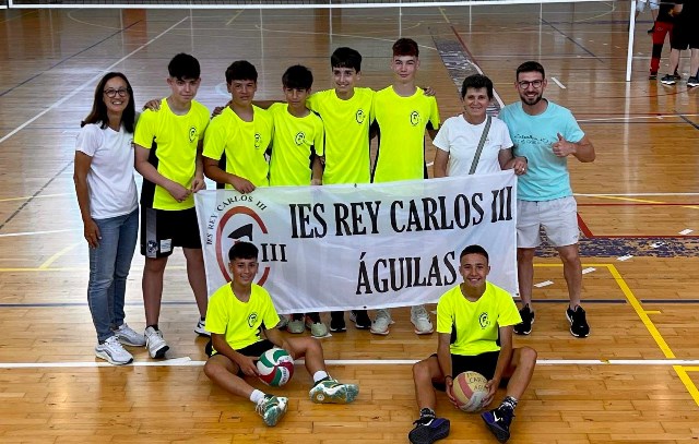 El IES Rey Carlos III de Águilas se proclama Campeón Regional de Voleibol Infantil Masculino por segundo año consecutivo