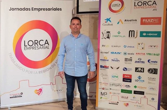 El aguileño Asensio Rodríguez anima a los empresarios de Águilas a acudir este viernes al importante evento que se desarrollará en el Castillo de Lorca