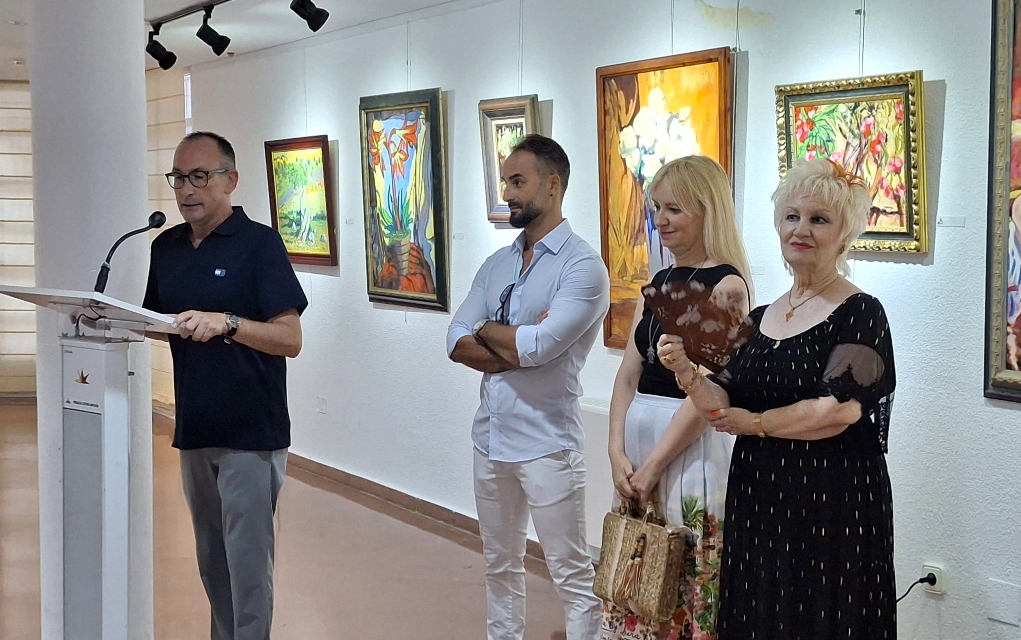 La Casa de Cultura de Águilas acoge la exposición póstuma de Joaquín Martínez Olivares