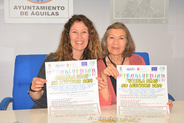  El Ayuntamiento de Águilas abre el plazo de inscripción para el programa de conciliación Escuela Días No Lectivos 