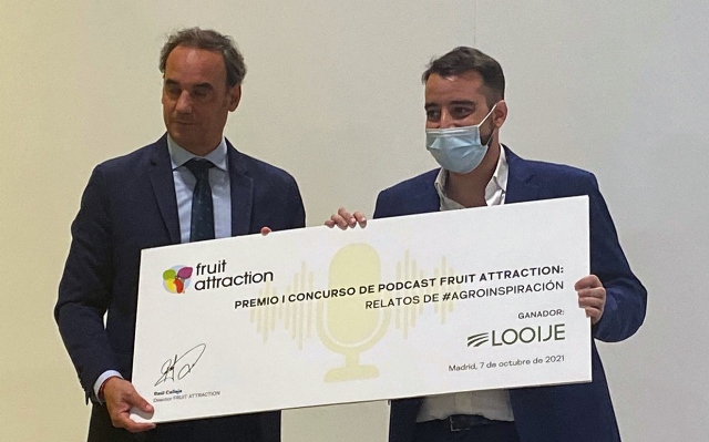 Looije consigue para Afemac el premio de mil euros del concurso de podcast de Fruit Attraction