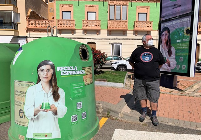 Águilas participa en la campaña de Ecovidrio “Recicla Esperanza” en pro de la lucha contra el cambio climático y la Covid-19