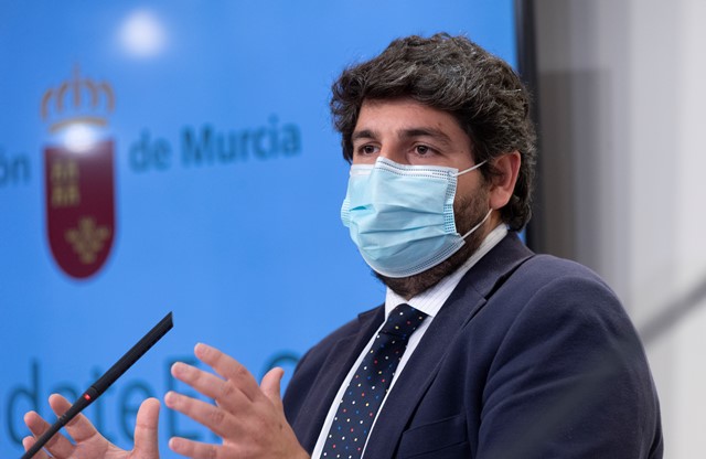 La situación epidemiológica obliga a activar el nivel 4 del Plan de Contingencia en la Región de Murcia  