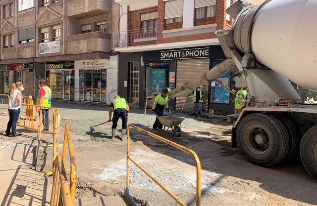 El Ayuntamiento de Águilas bonificará a los establecimientos de las calles afectadas por las obras de peatonalización 