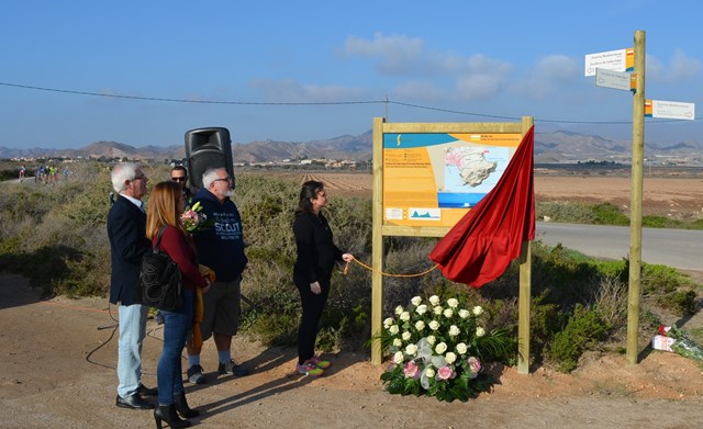 Un Sendero en Cabo Cope recuerda a Fernando Martínez Rubio