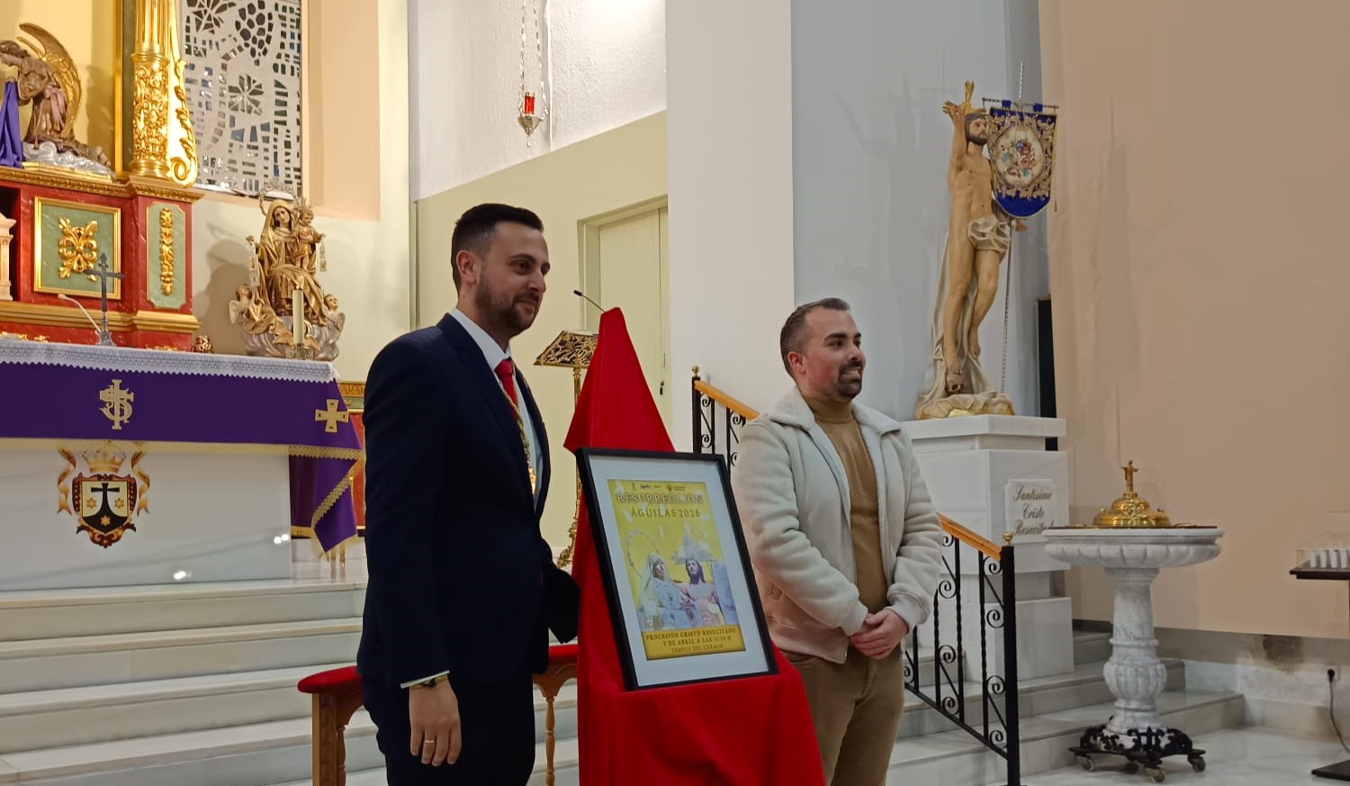 Presentado el cartel del Domingo de Resurrección en Águilas, obra de Javier Egea