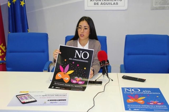  El Ayuntamiento de Águilas lanza ‘No sin consentimiento’, una campaña de prevención de agresiones sexuales en Carnaval