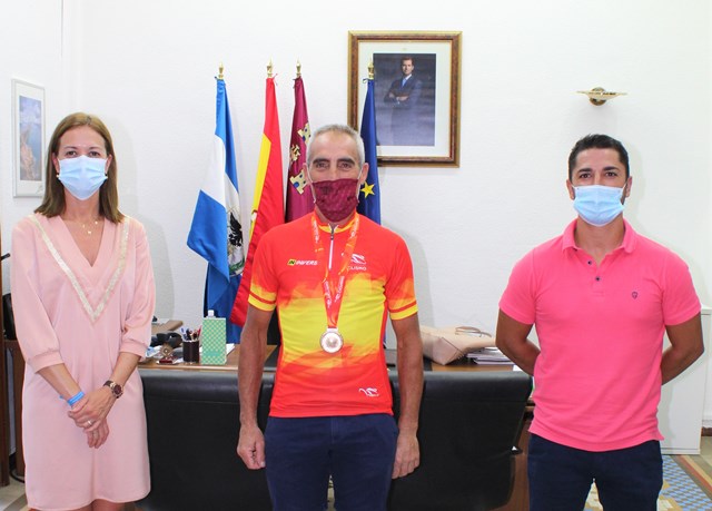 Recepción oficial a Tomás Ortega Bustos, primer puesto en el Campeonato de España 2020 de Rally XCO 