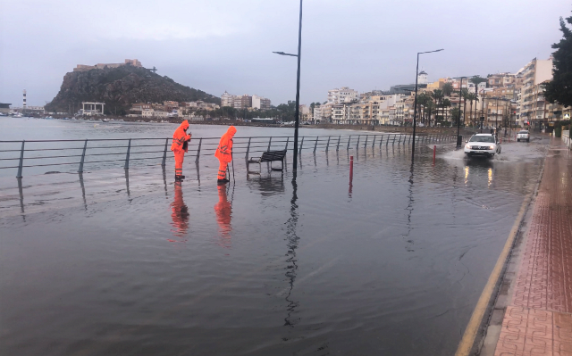 Águilas entra esta noche en Alerta Amarilla por lluvias de hasta 20 litros por metro cuadrado en una hora 