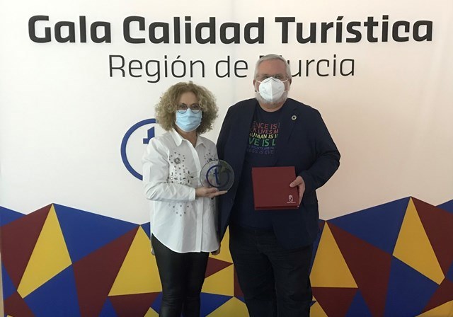 La Oficina de Turismo de Águilas recibe dos galardones en la Gala de Calidad Turística de la Región de Murcia 