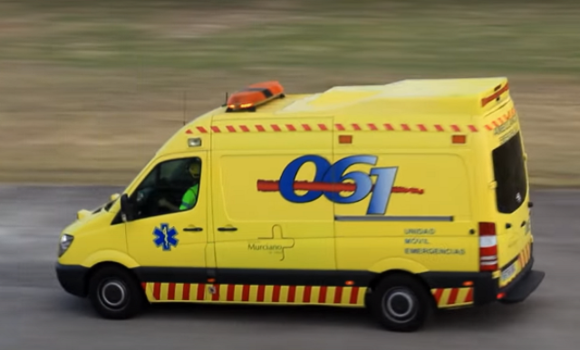 Muere un motorista en la carretera del Ramonete, dirección a Águilas