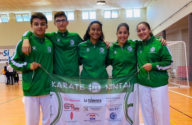 Pleno de medallas para el Club Kárate Nintai en el Campeonato Regional 