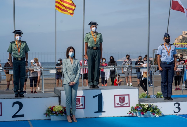 Ana López Moreno y Vilal Ahmed Ahmed se proclaman en Águilas Campeones de España de Triatlón Militar