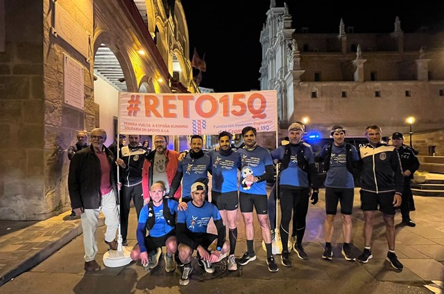 Águilas participa en el Reto15Q donde Policías Locales de toda España corren para dar visibilidad a esta enfermedad rara