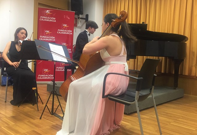 Recital de Jóvenes Talentos en el Aula de Cultura de la Fundación Cajamurcia en Águilas 