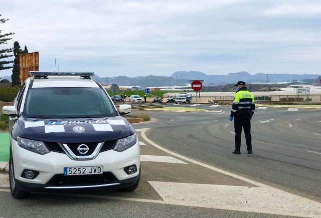 Policía Local de Águilas y Guardia Civil tramitan 290 denuncias durante los dos últimos fines de semana  