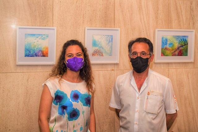 La artista Mari Carmen López Lloret expone en el Restaurante La Veleta de Águilas 