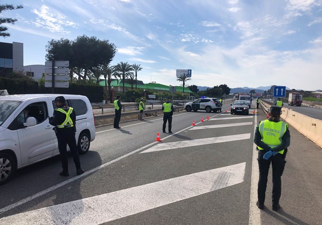 2.000 efectivos de Policía Nacional y Guardia Civil reforzarán la vigilancia para garantizar el cierre perimetral de la Región  