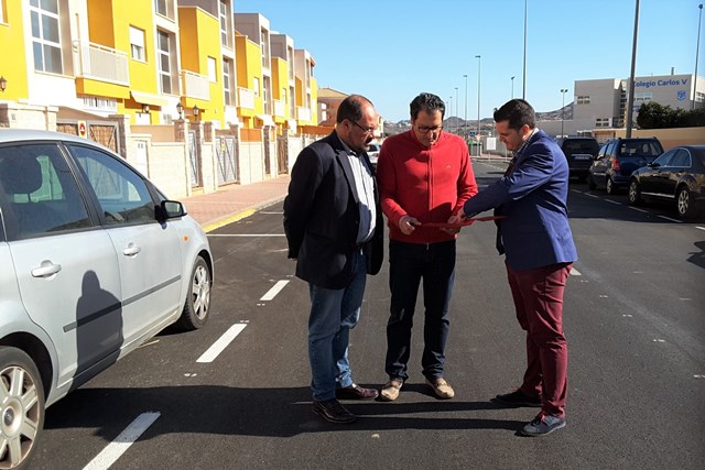 El Ayuntamiento de Águilas recepciona las obras de la urbanización Las Molinetas