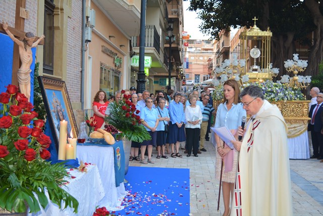  La procesión del Corpus recorre las calles de Águilas 