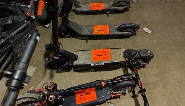 Más de 200 patinetes eléctricos inmovilizados en Águilas durante las campañas de control de VMP