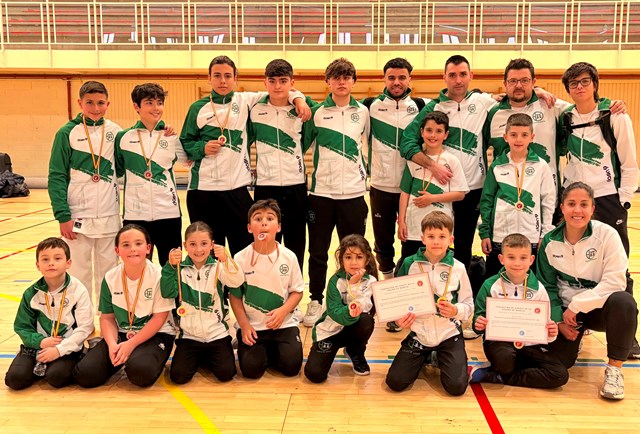 El Club Deportivo Nintai de Águilas logra 19 medallas en el Campeonato Regional Infantil y la Liga Regional