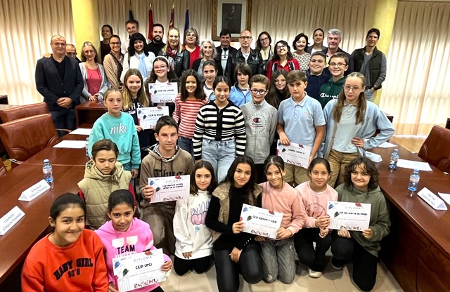 Los escolares aguileños celebran el Pleno de la plena inclusión