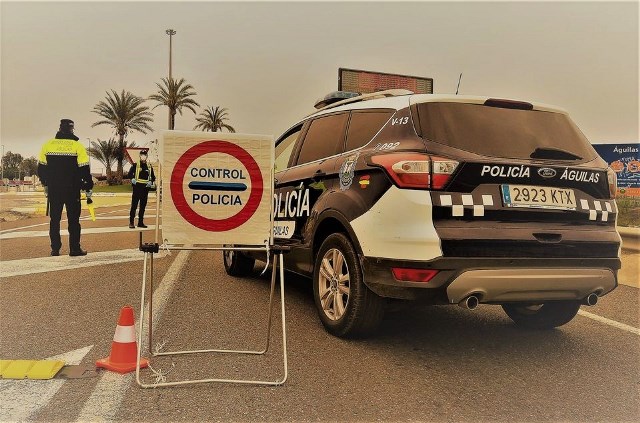 Policía Local y Guardia Civil detienen en Águilas a un hombre fugado del centro donde cumplía condena