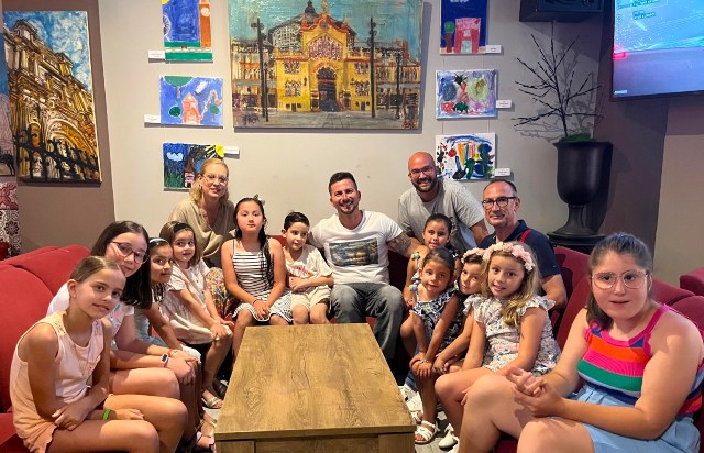 “Nuestros rincones”, una exposición de los alumnos del pintor aguileño Pedro Juan Rabal