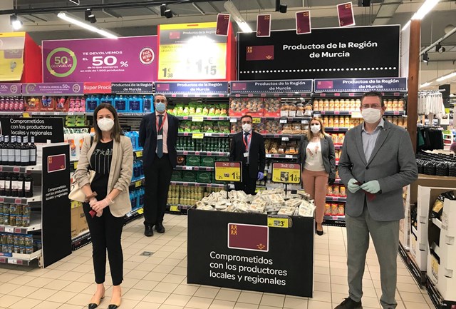 Carrefour Águilas presenta la campaña de apoyo a los productos de la Región de Murcia