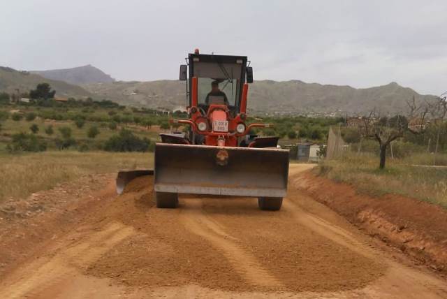 861.000 euros para el arreglo de los caminos rurales de Cabezo Negro y La Trajinaria-Collados de En medio en Águilas  