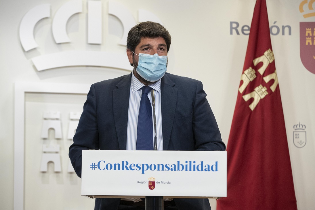 La Región de Murcia limitará al 50 por ciento la ocupación de los vehículos para personas no convivientes 