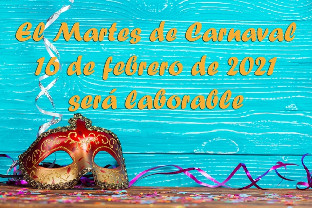 Águilas cambia este año el día festivo local correspondiente al martes de Carnaval por el 3 de mayo 