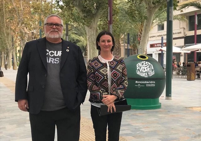 Una instalación deportiva de Águilas podría reformarse gracias a la campaña ‘Encesta vidrio, ganamos todos’  